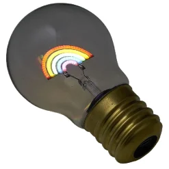Ampoule USB rechargeable filament LED arc-en-ciel multicolore Ø7xH12cm^Gifi Best