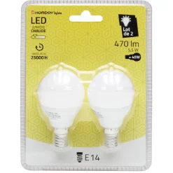 AMPOULE X2 LED E14 P45 BC^Gifi New