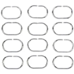 Anneau de douche gris ovale x12^Gifi Best