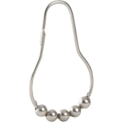 Anneau de douche métal gris x12^Gifi
