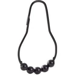 Anneau de douche métal noir x12^Gifi Best