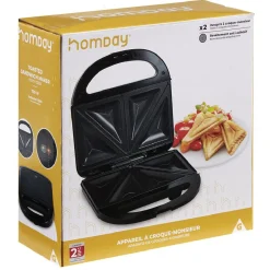 Gifi Petit Électroménager^Appareil à croque monsieur Homday 750W
