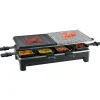 Gifi Petit Électroménager^Appareil à raclette avec pierre de cuisson 8 personnes 1500W