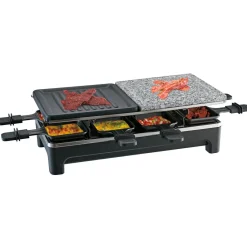 Gifi Petit Électroménager^Appareil à raclette avec pierre de cuisson 8 personnes 1500W