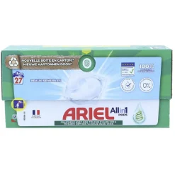 Hot Ariel pods tout-en-1 aloe vera spécial peaux sensibles 27 lavages Entretien Du Linge