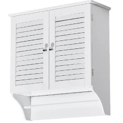 Armoire de salle de bain murale blanc Valentine^Gifi Discount