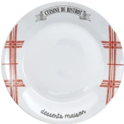 Gifi Vaisselle Et Accessoires De Table^Assiette à dessert bistrot