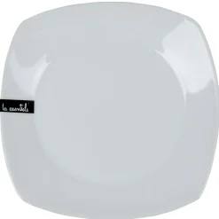 Gifi Vaisselle Et Accessoires De Table^Assiette à dessert carrée blanche Les essentiels