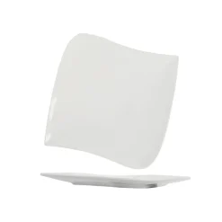 Gifi Vaisselle Et Accessoires De Table^Assiette à dessert carrée blanche