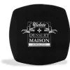 Gifi Vaisselle Et Accessoires De Table^Assiette à dessert carrée noire design dessert maison