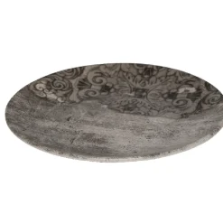 Gifi Vaisselle Et Accessoires De Table^Assiette à dessert décor bois décor arabesques