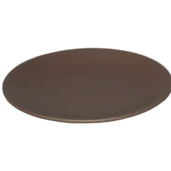 Gifi Vaisselle Et Accessoires De Table^Assiette à dessert en faïence uni taupe