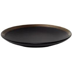 Gifi Vaisselle Et Accessoires De Table^Assiette à dessert en faïence avec liseré doré
