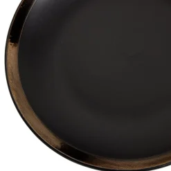 Gifi Vaisselle Et Accessoires De Table^Assiette à dessert en faïence avec liseré doré