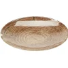 Gifi Vaisselle Et Accessoires De Table^Assiette à dessert en faïence imitation bois Ø20 cm