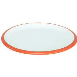 Gifi Vaisselle Et Accessoires De Table^Assiette à dessert en faience contour bicolore