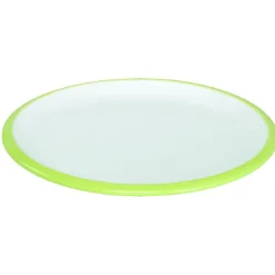 Gifi Vaisselle Et Accessoires De Table^Assiette à dessert en faience contour bicolore