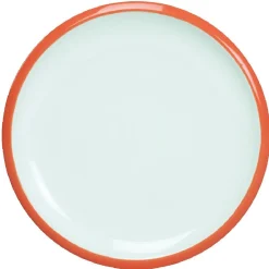 Gifi Vaisselle Et Accessoires De Table^Assiette à dessert en faience contour bicolore