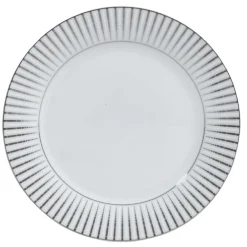 Gifi Vaisselle Et Accessoires De Table^Assiette à dessert en porcelaine motif argenté