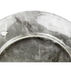 Gifi Vaisselle Et Accessoires De Table^Assiette à dessert en porcelaine décor marbre gris