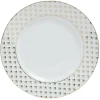 Gifi Vaisselle Et Accessoires De Table^Assiette à dessert en porcelaine motif doré