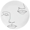 Gifi Vaisselle Et Accessoires De Table^Assiette à dessert en porcelaine blanche