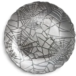 Gifi Vaisselle Et Accessoires De Table^Assiette à dessert en verre gris Halloween Ø21cm