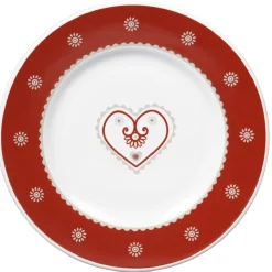 Gifi Vaisselle Et Accessoires De Table^Assiette à dessert faïence motif coeur