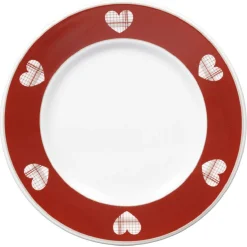 Gifi Vaisselle Et Accessoires De Table^Assiette à dessert faïence motif coeur