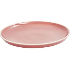 Gifi Vaisselle Et Accessoires De Table^Assiette à dessert faïence Terracotta avec liseré crème