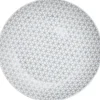 Gifi Vaisselle Et Accessoires De Table^Assiette à dessert graphique blanc gris