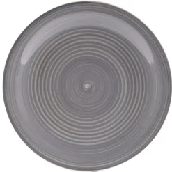Gifi Vaisselle Et Accessoires De Table^Assiette à dessert gris effet spirale x4