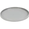 Gifi Vaisselle Et Accessoires De Table^Assiette à dessert grise gamme Belinda