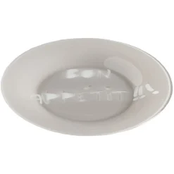 Gifi Vaisselle Et Accessoires De Table^Assiette à dessert Luminarc taupe design Bon appétit