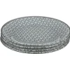 Gifi Vaisselle Et Accessoires De Table^Assiette à dessert Micro blanc et noir fleurs à pois x4
