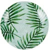 Gifi Vaisselle Et Accessoires De Table^Assiette à dessert motif feuillage vert