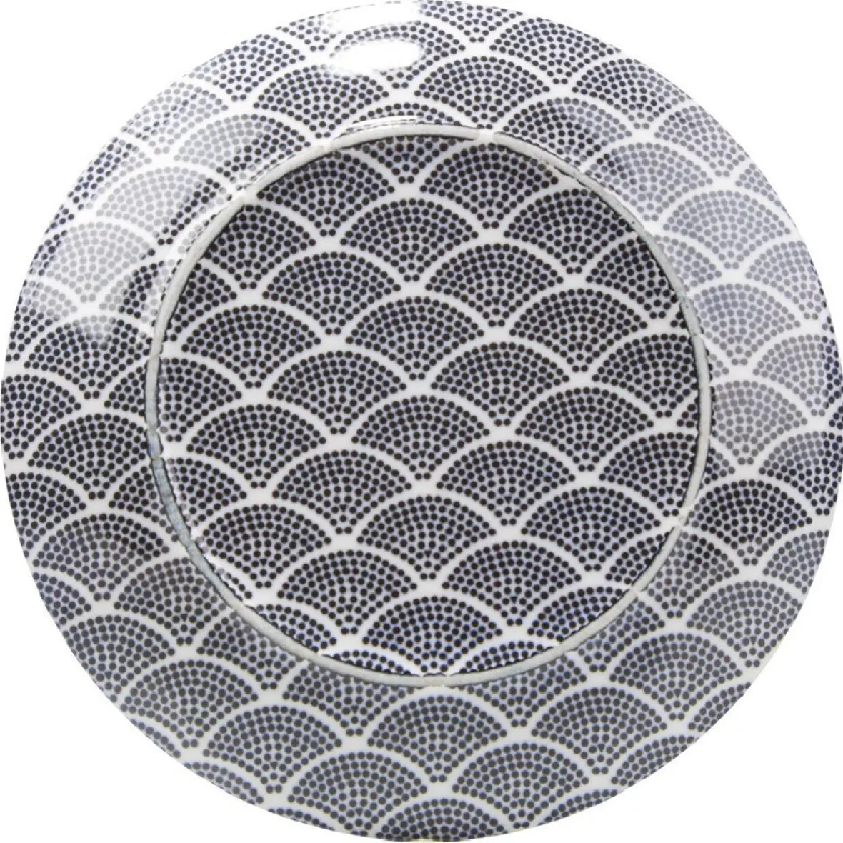 Gifi Vaisselle Et Accessoires De Table^Assiette à dessert motif vague japonaise bleue et blanche