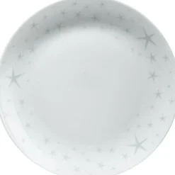 Gifi Vaisselle Et Accessoires De Table^Assiette à dessert motifs étoiles blanche