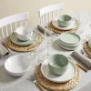 Gifi Vaisselle Et Accessoires De Table^Assiette à dessert Oslo en grès blanche Ø20cm