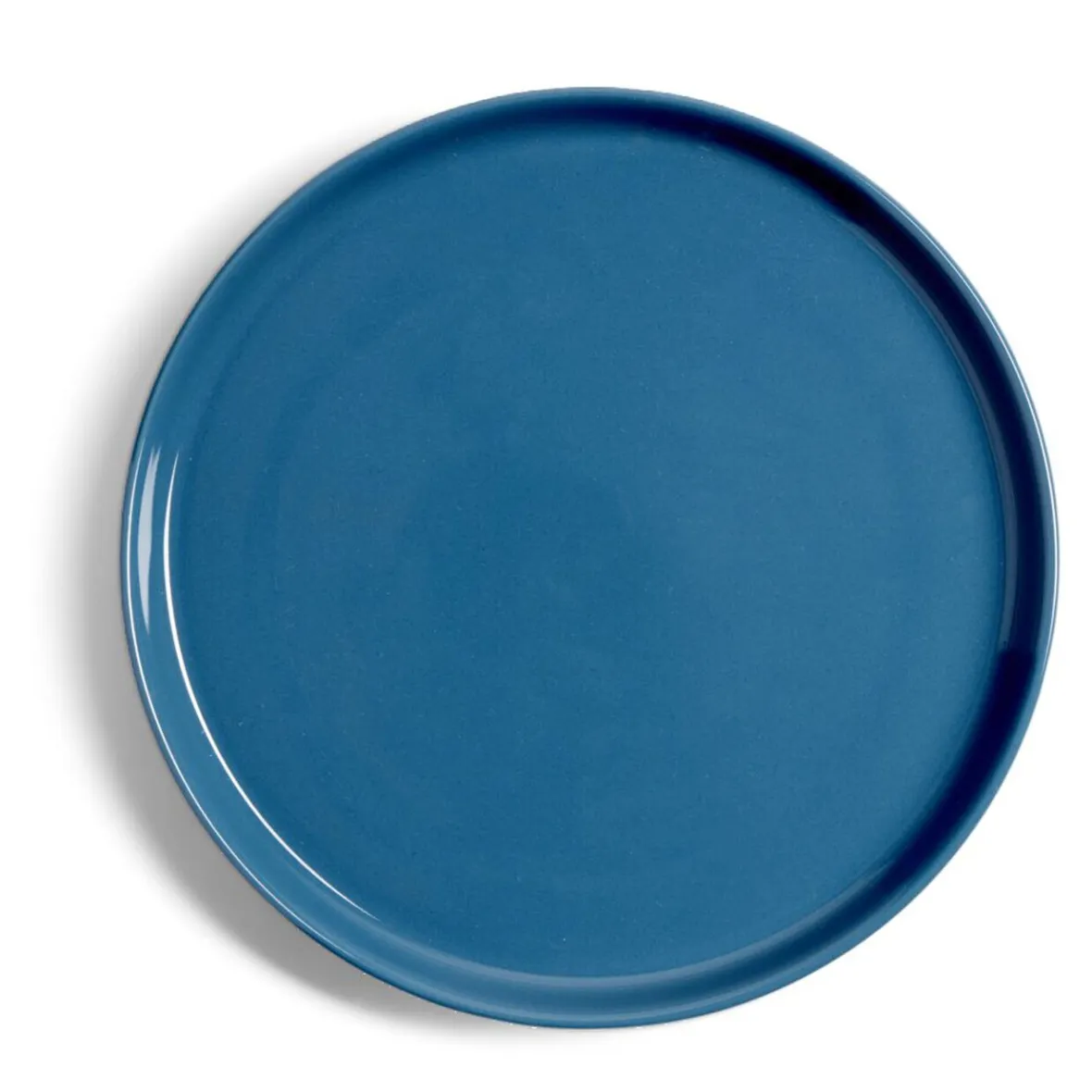 Gifi Vaisselle Et Accessoires De Table^Assiette à dessert Oslo en grès bleu Ø20cm
