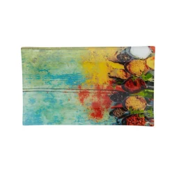 Gifi Vaisselle Et Accessoires De Table^Assiette à dessert rectangulaire design épices
