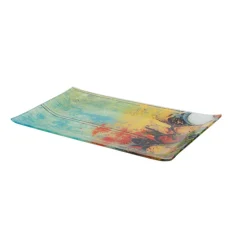 Gifi Vaisselle Et Accessoires De Table^Assiette à dessert rectangulaire design épices