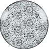 Gifi Vaisselle Et Accessoires De Table^Assiette à dessert ronde blanche et noire Sara