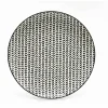 Gifi Vaisselle Et Accessoires De Table^Assiette à dessert ronde blanche à motif chevron noir