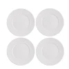Gifi Vaisselle Et Accessoires De Table^Assiette à dessert ronde embossée blanche x4