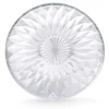 Gifi Vaisselle Et Accessoires De Table^Assiette à dessert ronde fleur géométrique verre transparent
