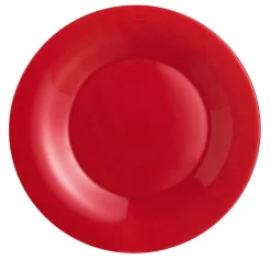 Gifi Vaisselle Et Accessoires De Table^Assiette à dessert ronde Luminarc rouge Zana