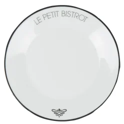 Gifi Vaisselle Et Accessoires De Table^Assiette à dessert ronde Le petit bistrot