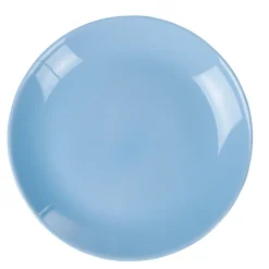 Gifi Vaisselle Et Accessoires De Table^Assiette à dessert ronde Luminarc unie bleu clair Diwali