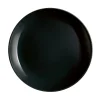 Gifi Vaisselle Et Accessoires De Table^Assiette à dessert ronde Luminarc unie noire Diwali